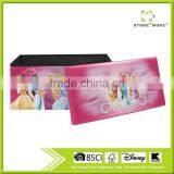 Disney Audit Suppliers Foldable Storage Ottoman, Princesses thumbnail-3