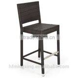 Outdoor Wicker Barstool All Weather Brown Patio Furniture New Bar Stools thumbnail-2