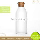 Custom Handmade Colored Glass Milk Bottles thumbnail-3