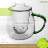 Factory Newest Pyrex Microwavable Thermo Glass Teapot Cup thumbnail-6
