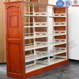 Library Double Sided Bookcase Furniture Metal Multi-layer Book Shelf thumbnail-2