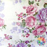 Wholesale Aqua Pinks Floral Flower Woven Cotton Fabric Size 100*150 cm thumbnail-2
