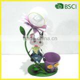 YS15122 Metal Cow Planter Solar Led Flower Pot Light thumbnail-1