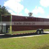 Mobile 8.5X28 Catering Food Trailers With Sinks, Gas, and Fire Suppresion For Sale thumbnail-2