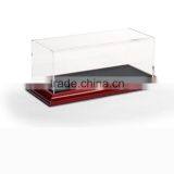 Cheap Transparent Acrylic Display Case With Wood Base thumbnail-5