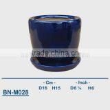 Vietnamese Ceramic Glazed Mini Flower Pot BN-M028 thumbnail-1