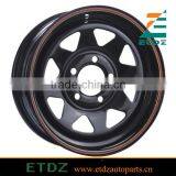 ETDZTR-40 16x8 ET -22mm +24mm Suv Trailer Steel Wheel thumbnail-1