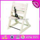 Professional Baby High Chair Wood,wooden Baby High Chair,best Quality Wooden Baby High Chair Dinner Chair Set W08F036 thumbnail-1