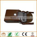 Protective Compact Case With Magnetic Closure and Strap Compatible With Digital Camera (Dark Brown) thumbnail-2