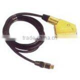GOLD METAL SCART PLUG MINI 4P PLUG Scart Cable thumbnail-1