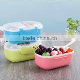 Plastic Divided Microwaveable Lunch Box,custom Plastic Divide Microwaveable Lunch Box,Plastic Lunch Box With Compartment thumbnail-1