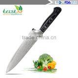 Japanese VG10 Damascus Knive 8" Chef Knife QING Brand 67 Layers Of Damascus Steel Kitchen Knives Cooking Tools Micarta Handle thumbnail-2