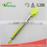 WCK10 Premium Comfort Stainless Steel Locking Kitchen Tongs Food Tong With Silicone Heads, Good Grip thumbnail-1
