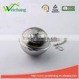WCYY0006 High Quality Hot Sale 304 Material Circular Long Chain Tea Ball Tea Infuser Tea Strainer thumbnail-1