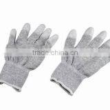 White Carbon Fiber Gloves in PE Bag