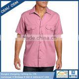 Adult's Plus Size Short Sleeve Safari Shirt With Two Pockets With Flap Closure at Chest thumbnail-3