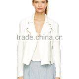 Hot Sale Lady Short Style Fitted Classic City Jacket Custom for Sale thumbnail-1