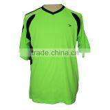 Hot Sale Fashionable Black Green Soccer Jersey thumbnail-2