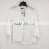 Latest Design Women Fancy White Button up Shirt thumbnail-1