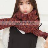 Autumn Winter Ladies or Women or Girls Fashion Pure Color New Black and White Scarf Knit Majored Maker thumbnail-5