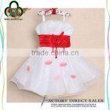Lovely Child Tulle Flower Pattern Puffy Summer Cute Dress for Baby Girl Dresses thumbnail-6