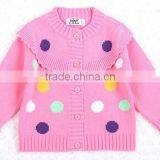 Colorful Polka Dot Design Kids Fashion Knitting Sweater Patterns thumbnail-4