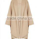 Woven Warmest Winter Women Wool Cashmere Coat thumbnail-5