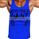 Newest Custom Mens Tank Top Stringer Vest for Men thumbnail-3
