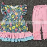 Latest Design Children Outfit Easter Egg Printed Boutique Clothing Baby Girl Boutique Clothing Sets Easters Outfits thumbnail-1