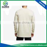 OEM Custom Mens Long Sleeve 100% Cotton Soft Tee Shirt Sports Wear Button up Shirt thumbnail-2