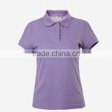 Hot Sale Custom New Design Collar Blank Plain Polo T Shirts For Women thumbnail-2