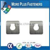 Made in Taiwan Carbon Steel High Quality Square Hole Flat Carriage Bolt Washer thumbnail-3