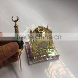 Wholesale Saudi Royal Makkah Clock Tower PERFUME Crystal Model Manufacture Islamic Wedding Souviner Gift thumbnail-2