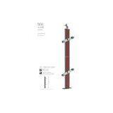Balcony Stainless Steel&Wood Railing Design Balustrade thumbnail-3