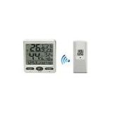 Wireless in/outdoor Thermo-hygrometer Clock with 8 Channel