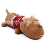 Hot Sale Sleeping Dogs Plush Stationary Pencil Bag thumbnail-3