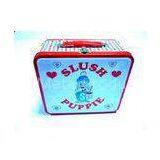 Tinplate Rectangle Metal Tin Lunch Box For Food / Candy / Cake thumbnail-1
