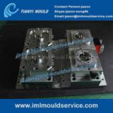 Two Cavities thin wall IML plastic packaging molded solutions