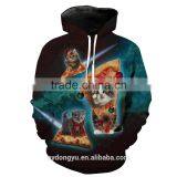 Chrismtas Pudding Cat Unisex 3D Red Sweatshirts/blue na Plus Size 3d Hoodies/ Fashioable 3d Christmas Hoodies Jacket