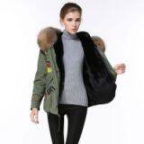 2016 New Fashion Good Quality Faux Fur Lining Women Winter Jacket