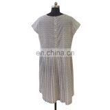 2016 Latest Fashion Sweet Loose Country Style Floral Pleated Dress thumbnail-3