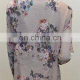 Ladies's Latest Fashion Cotton Digital Printed Slim Casual Wear Shirts thumbnail-3