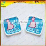 Custom Logo Woven Side Locking Badges