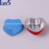 4oz Heart Shape Disposable Aluminum Foil Cups 100ml for Muffin Cupcake Baking Bake Utility Ramekin Cup thumbnail-3