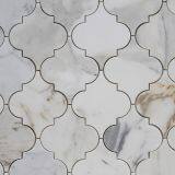 Calacatta Gold Marble Mosaic Backsplash Mosaic thumbnail-2