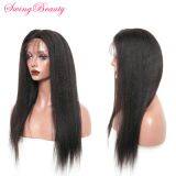 Natural Hair Swiss Lace Wigs Yaki Straight thumbnail-1