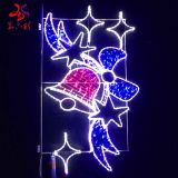 Popular wholesale festival items acrylic string decorative LED pole street  motif light