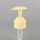 24/410 Wholesale Light Yellow Color Plastic Hand Press Type Liquid Lotion Pump thumbnail-4