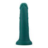 Strap-on Silicone Dildo Simple Silicone Dildo Without BallsSex Adjustable Harness Black Gold Dildo thumbnail-3