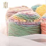 High Quality Rainbow 45% Cotton and 55% Acrylic Yarn Combed Yarn Cotton Blended Yarn for Knitting thumbnail-6